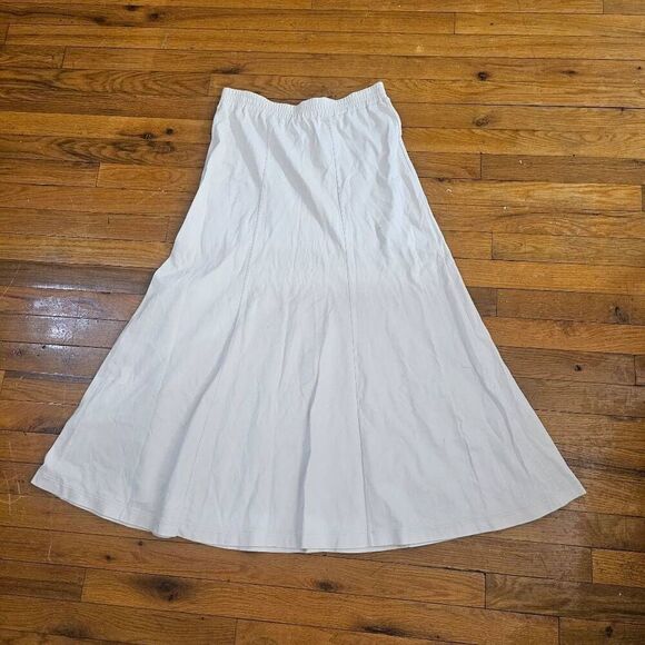 Peruvian Connection A-line Maxi Skirt Size Medium Pime Cotton - Picture 1 of 8